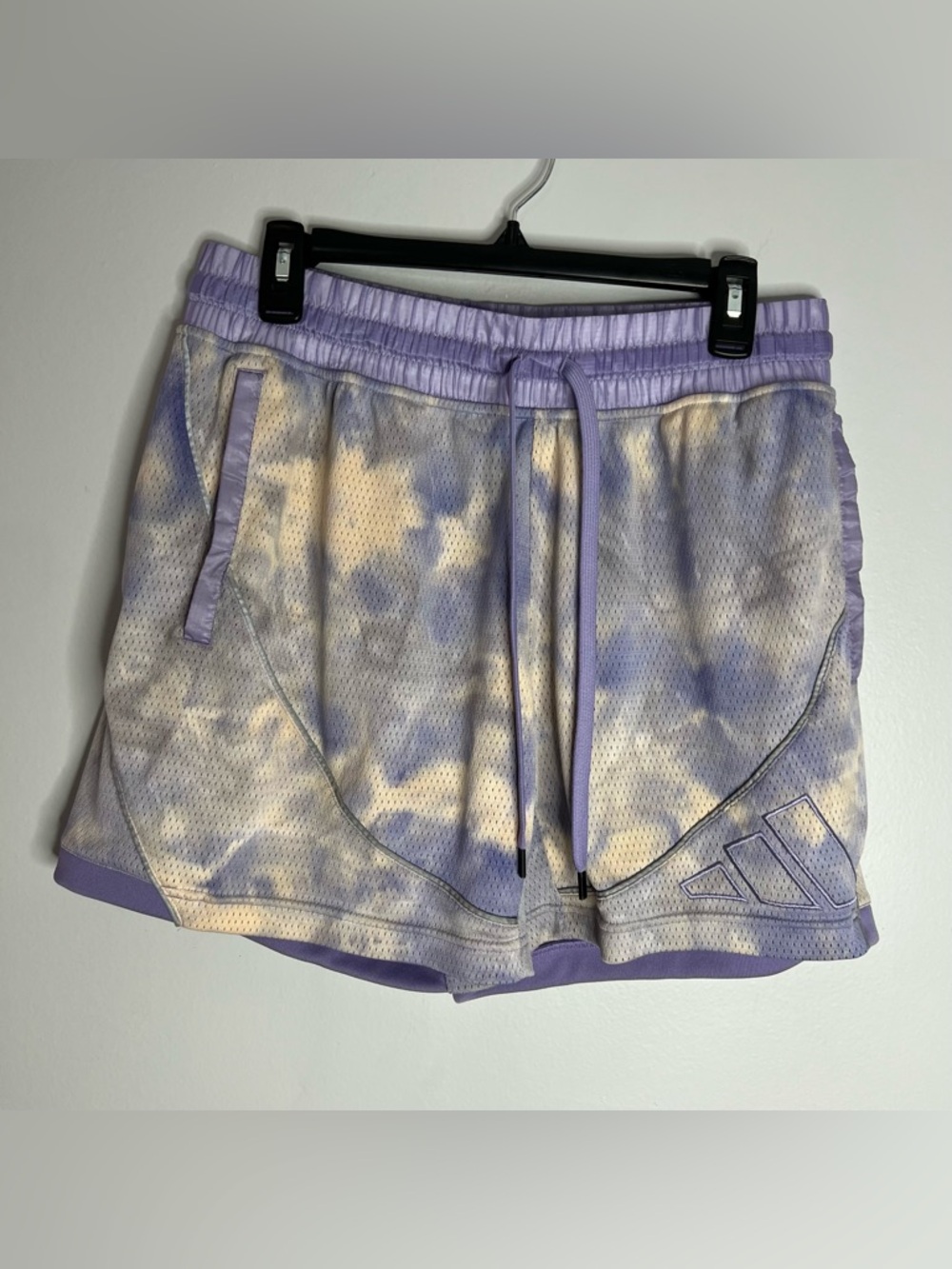 Adidas x Daniel Patrick Mesh Shorts Mens Large Tye Dye Purple Orange